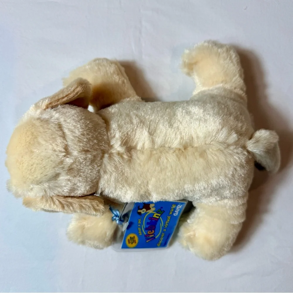 New Webkinz Yellow Lab Dog Plush Sealed Unused Code Labrador Stuffed Animal